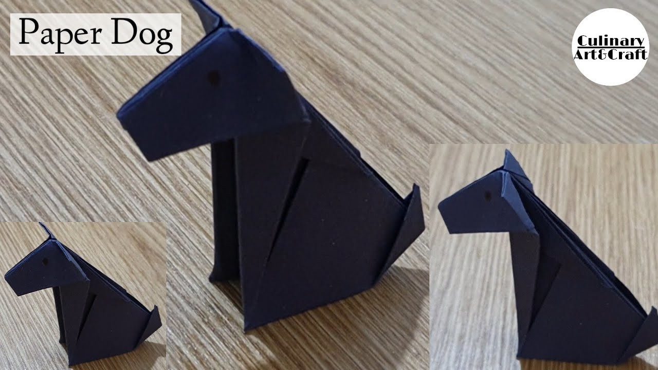 How To Make Origami Dog | Paper Dog | Origami Tutorial | Easy Paper Craft For Kids | KIDS Crafts