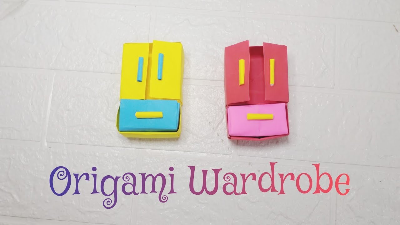 How To Make Origami Wardrobe #origamifunchannel #origami