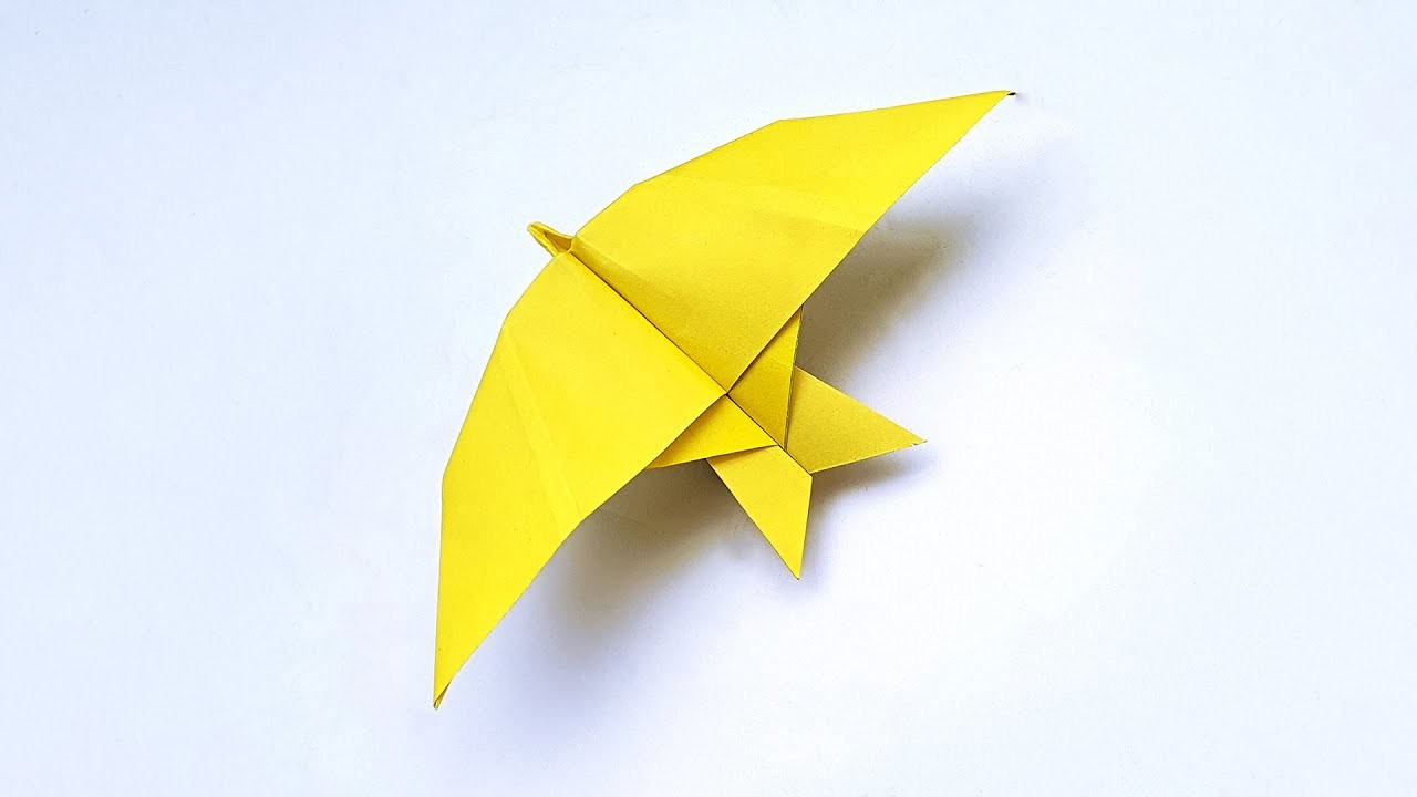 How To Make Paper Plane | Flying Paper Bird | Origami Bird Paper Plane |  Paper Crafts ideas