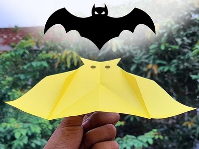 Making Origami Bat Airplane Easy | How To Make Paper Bat Plane That Fly Like A Bird | Paper Toy Idea