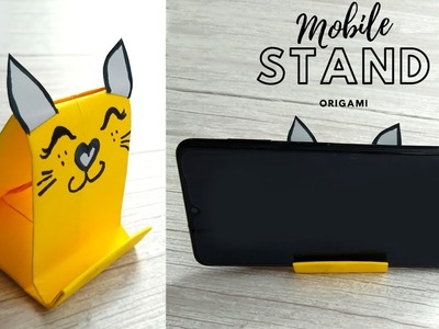 Mobile Stand From Paper | Easy Phone Stand From Paper |Origami Phone Holder #shorts #ytshorts #viral
