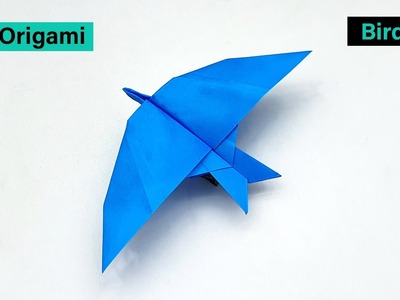 Origami Bird Paper Plane | How To Make Paper Plane | Flying Paper Bird | Paper Crafts ideas