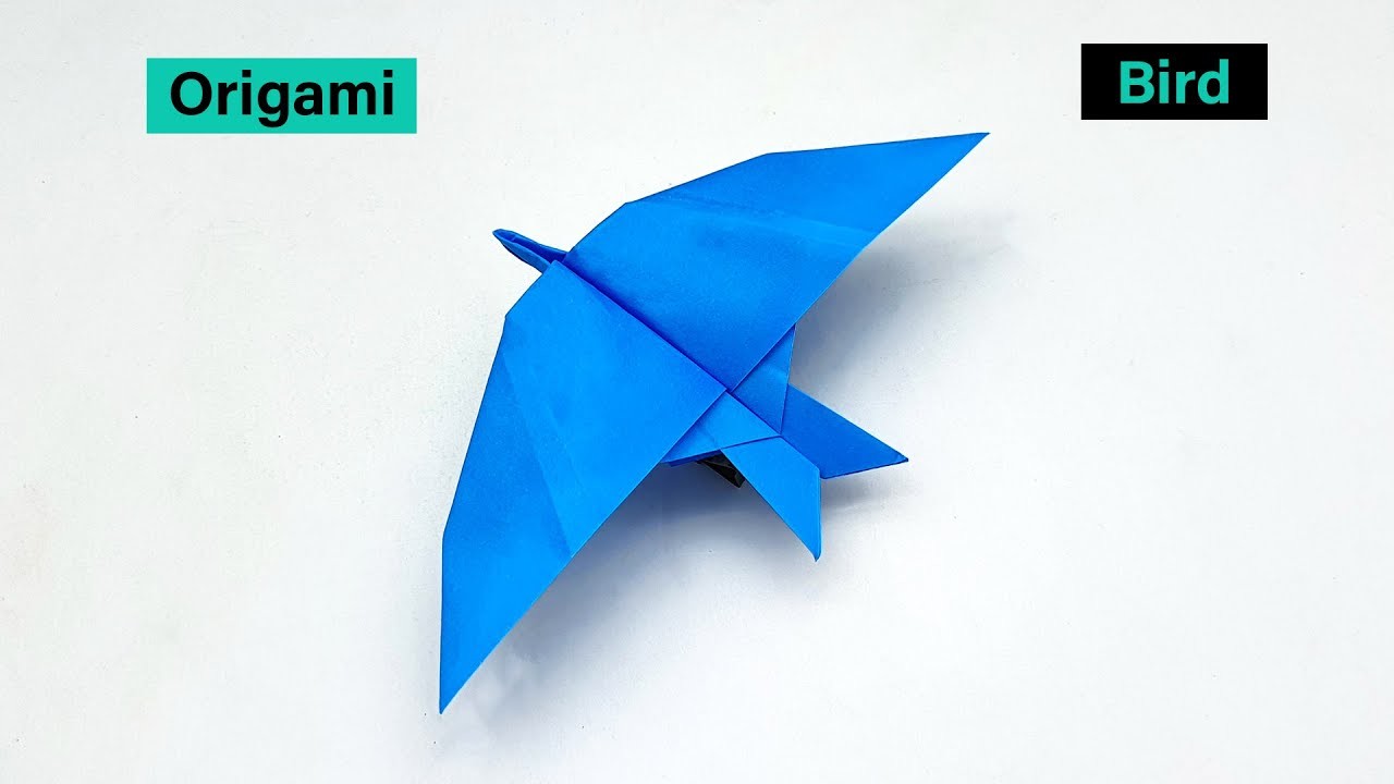 Origami Bird Paper Plane | How To Make Paper Plane | Flying Paper Bird | Paper Crafts ideas