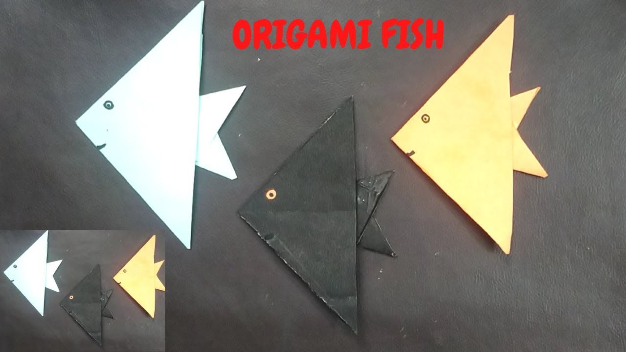 Paper fish kaise banaye \ Paper fish making \ Paper fish origami \Paper craft \ Shorts