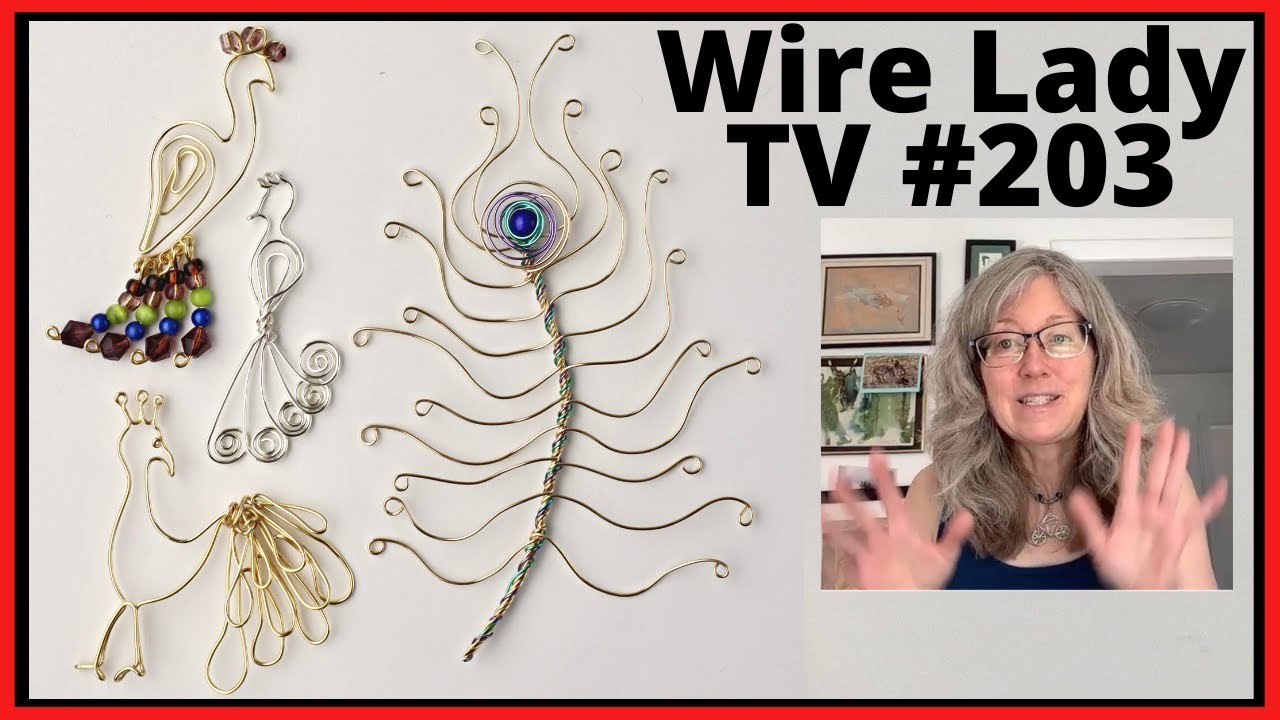 Peacock Jewelry Making Wire Lady TV Episode 203 Livestream Replay