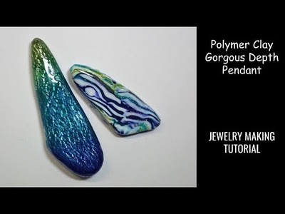 Polymer Clay Jewelry Making Tutorial: Create a Gorgeous Depth Pendant
