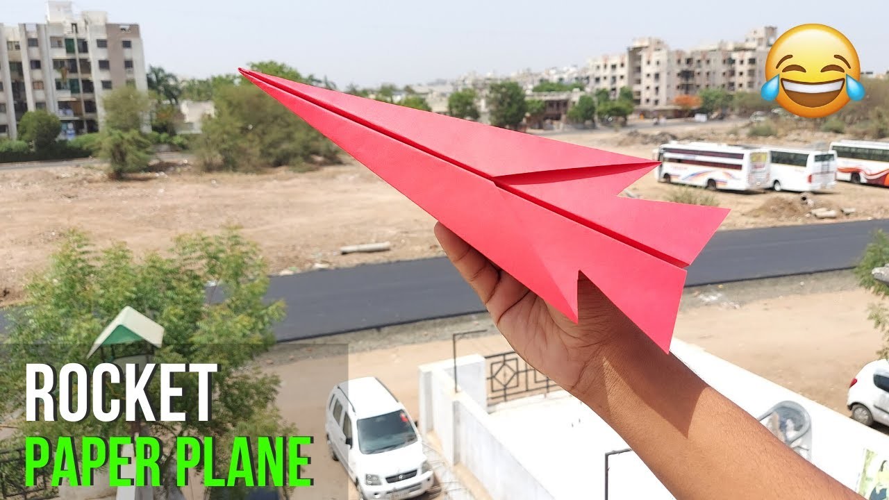 Rocket Paper Plane Easy And Simple | How to Make Paper Plane Origami Easy