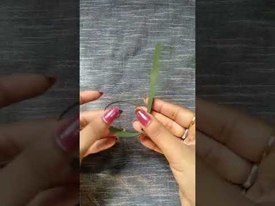 Specs Or Sunglasses Making From Coconut Leaf|#palmleafart Coconut Leaves Craft #shorts