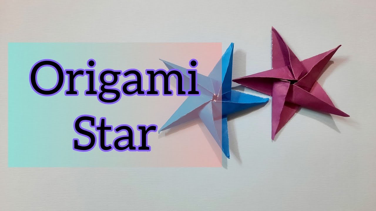 Star Origami | how to make star origami | 3d star