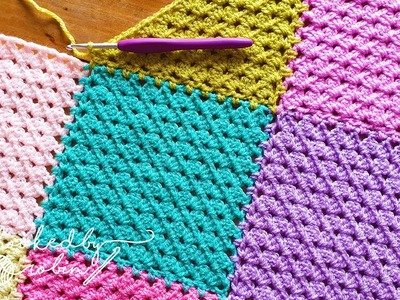 The Crochet C2C Granny Square JAYG Method