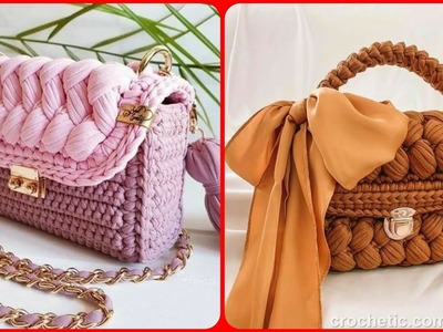 Top trending crochet hand bags knitting patterns || Crochet bags designs