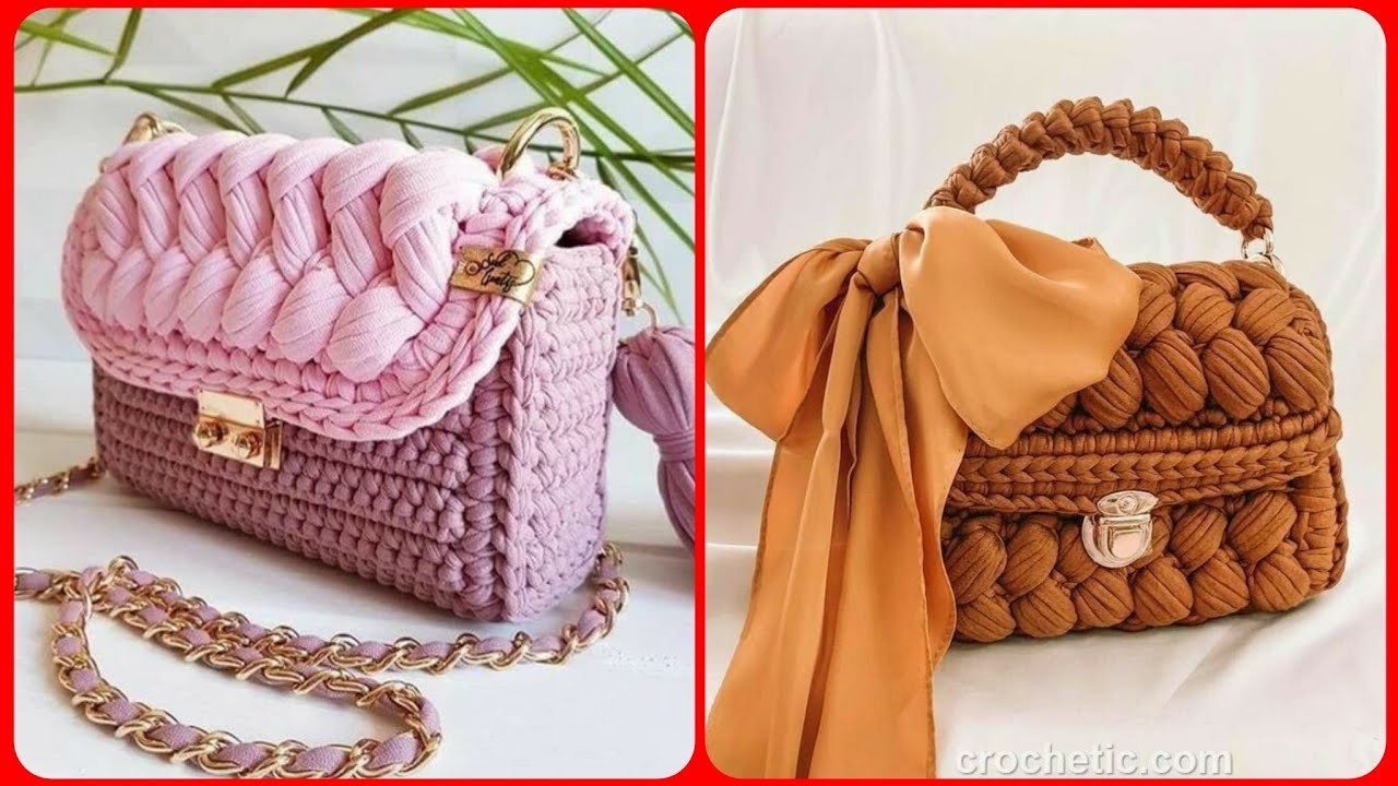 Top trending crochet hand bags knitting patterns || Crochet bags designs