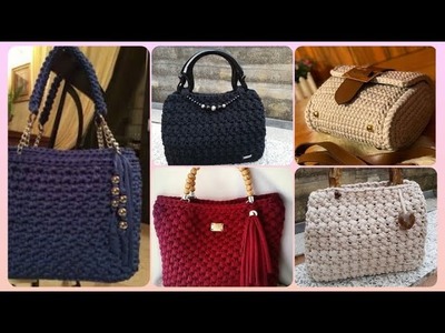 Unique and stylish  handmade crochet bags designs ideas||Crochet​ hand Bag Pattern ideas