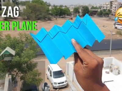 Zig Zag Paper Plane | Paper Toys | How to Make Origami Easy Paper Plane
