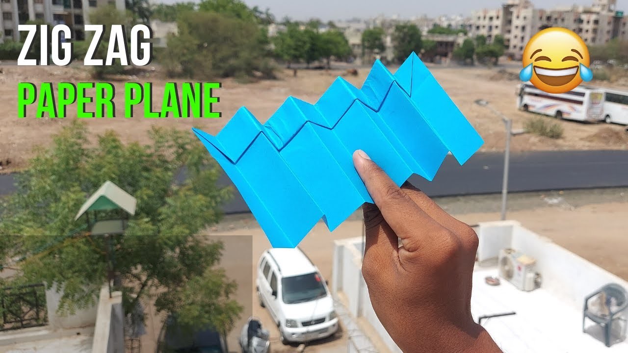 Zig Zag Paper Plane | Paper Toys | How to Make Origami Easy Paper Plane