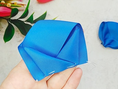 Amazing blue Ribbon Bow - It is very easy to repeat