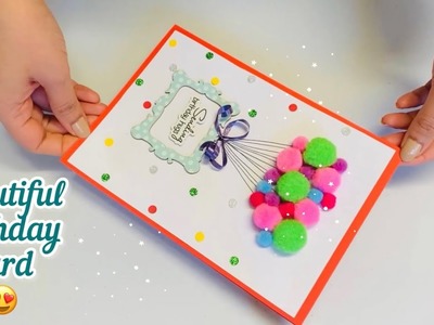 Beautiful Birthday card idea????| DIY Easy Birthday card making | Simple Greeting card idea| #Nummtube