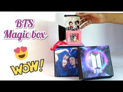 BTS???? Pop up gift box idea. magic box craft