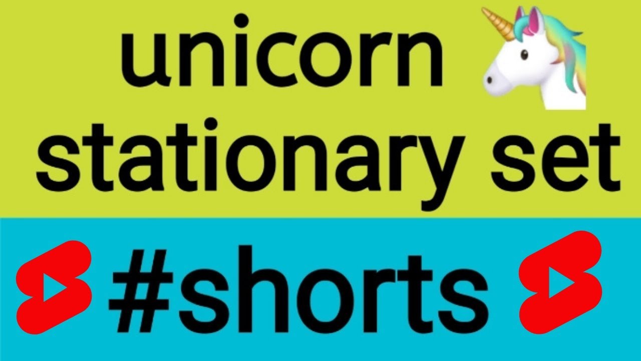 Day_4 |DIY unicorn???? stationary set ||#shorts #7dayschallenge