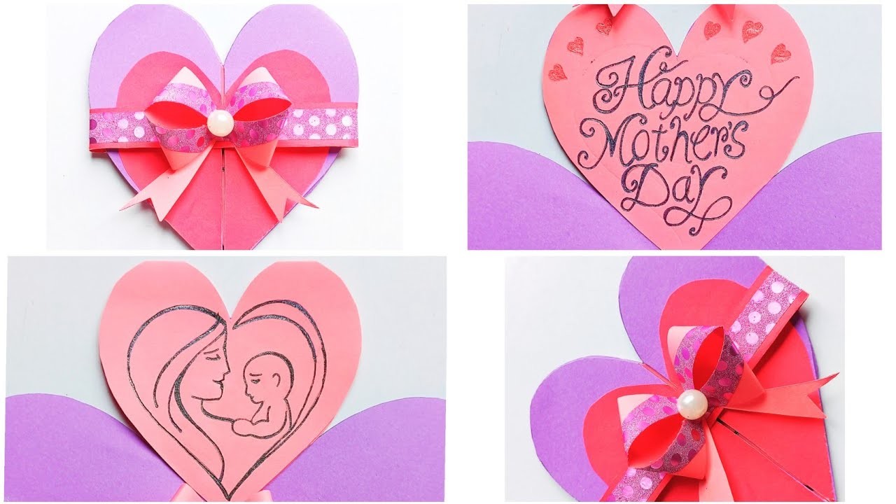 DIY - Beautiful Card for Mother's Day | Handmade Card @Easy Arts & Crafts by Tonny