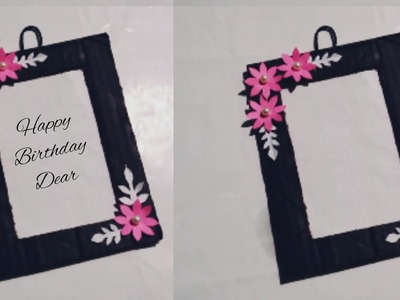 DIY Birthday photo frame making.Easy handmade birthday gift ideas.Birthday gift ideas.DIY gift