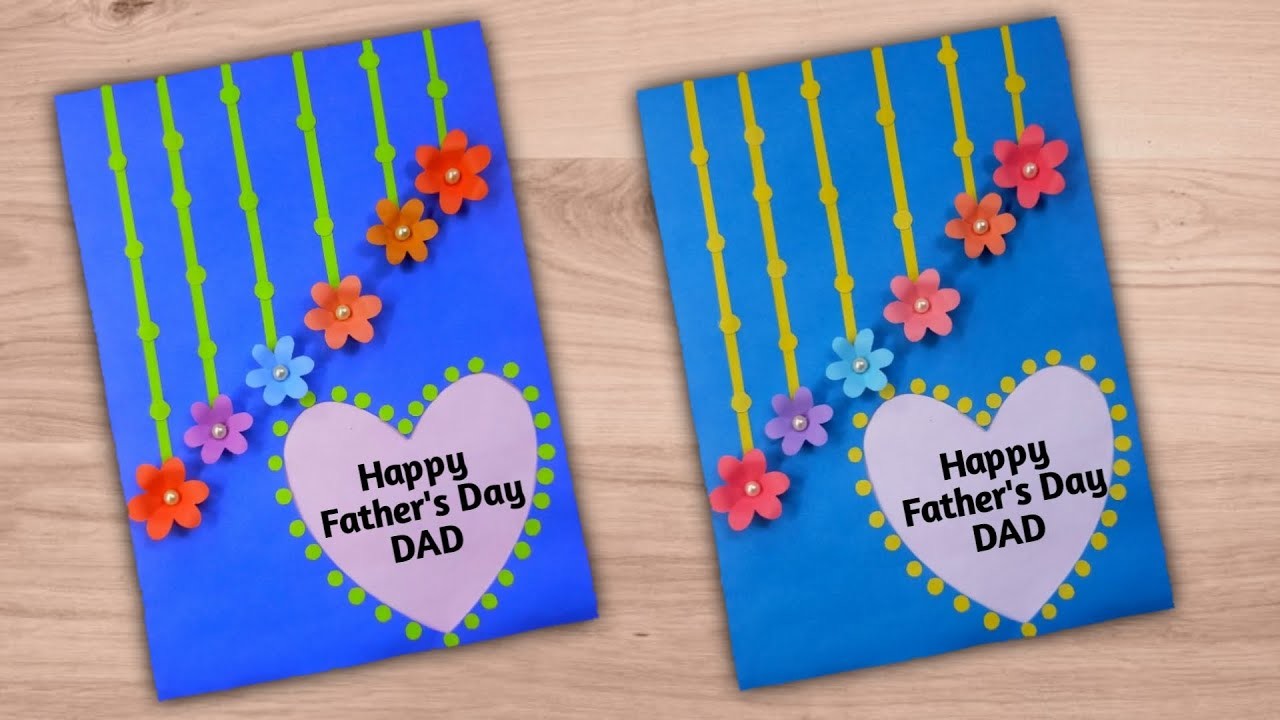 DIY Father's Day Greeting Card Ideas | Father's Day Card | How to make father's day card