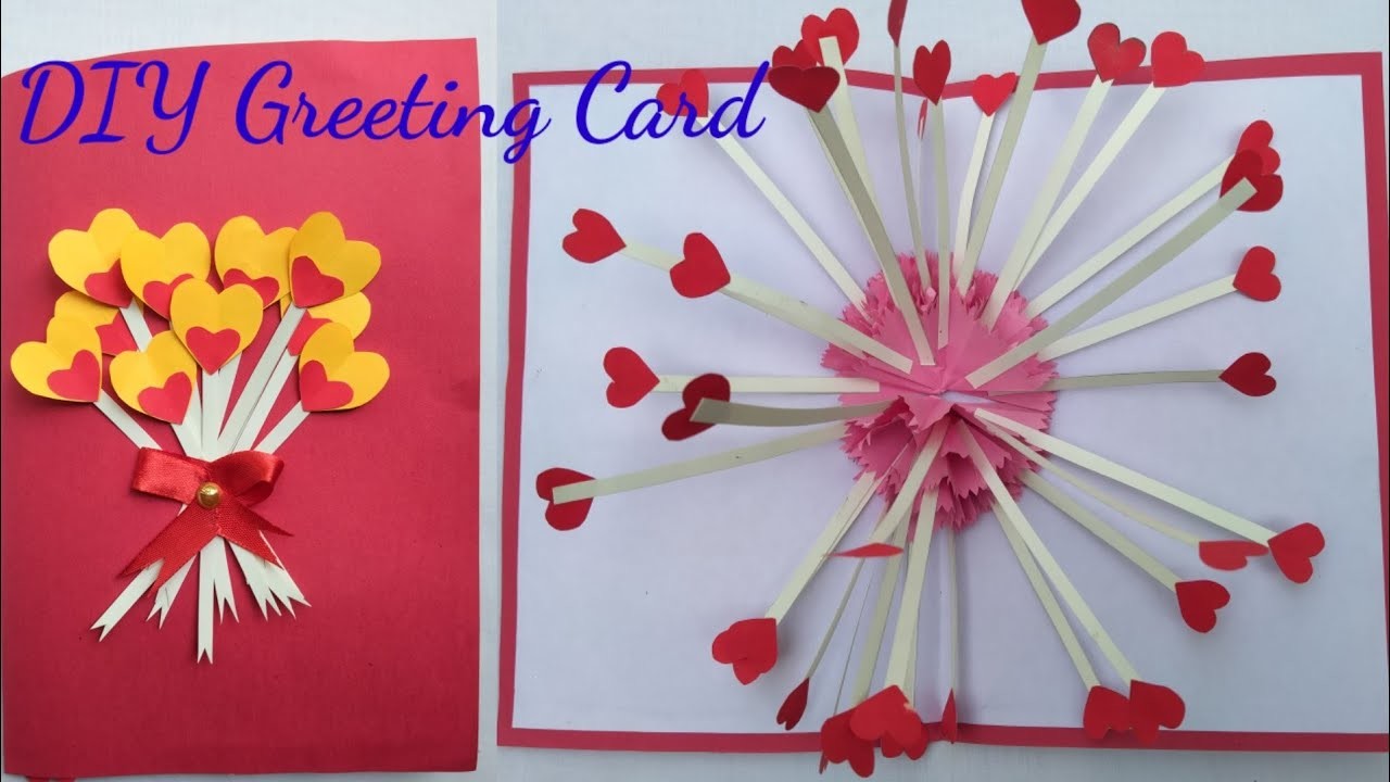 DIY Greeting Card Idea.Easy and Simple Handmade Greeting Cards