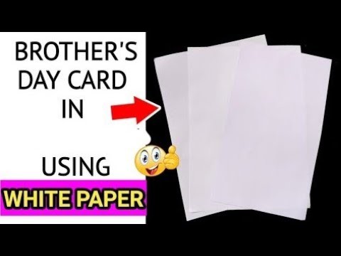 DIY Handmade Brothers Day Greeting card ♥.  Brothers Day Chocolate ???? Gift