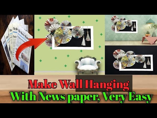 DIY Handmade Wall Hanging || Handmade Wall Decoration Ideas With Paper.