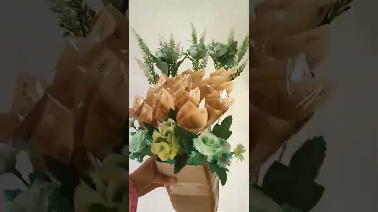 DIY money Bouquet gift idea for Small Business