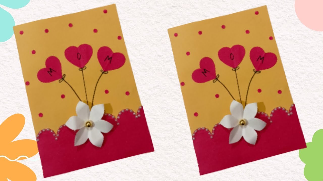 DIY - Mother's day handmade greeting card | Easy and beautiful card for mother's day