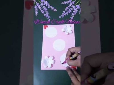 DIY Mother's daycard |easy and beautifulcard idea for mothers day| #shorts #handmade #card #mother's