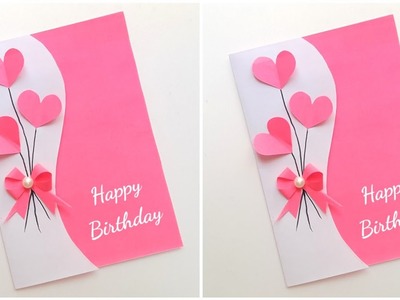 Easy Beautiful ???? Birthday Card 2022 • Birthday greeting card for bestfriend • handmade birthday card
