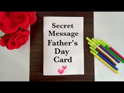 Father's Day card. Easy and beautiful father's day card making.Handmade greeting card for father