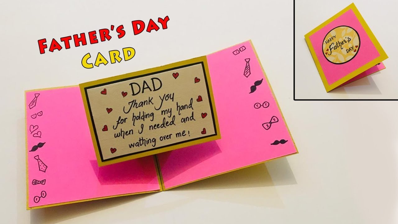 Father's Day Greeting Card | Handmade Father's Day Card | Father’s Day Gift Idea