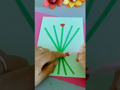Flower Crafts ???????? #satisfying #satisfying #papercraft #diy #youtubeshorts #how #howto #howtomake