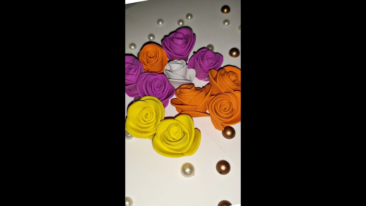 HANDMADE FLOWERS FOR CARD DECORATE | handmade flowers,paper cutting art and craft