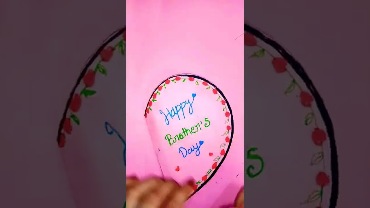 ????Happy Brother's Day???? |Gift Card | #shorts #viral #handmade #youtubeshorts