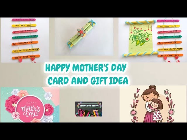 HAPPY MOTHER'S DAY CARD AND GIFT IDEA |Mother's Day Craft Idea| Loving Fun Crafts