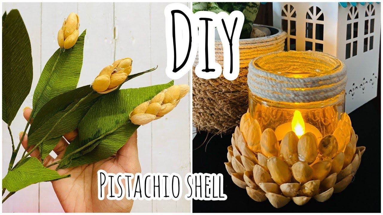 Home Decorating Ideas| Handmade with Pistachios shell | Best out of waste