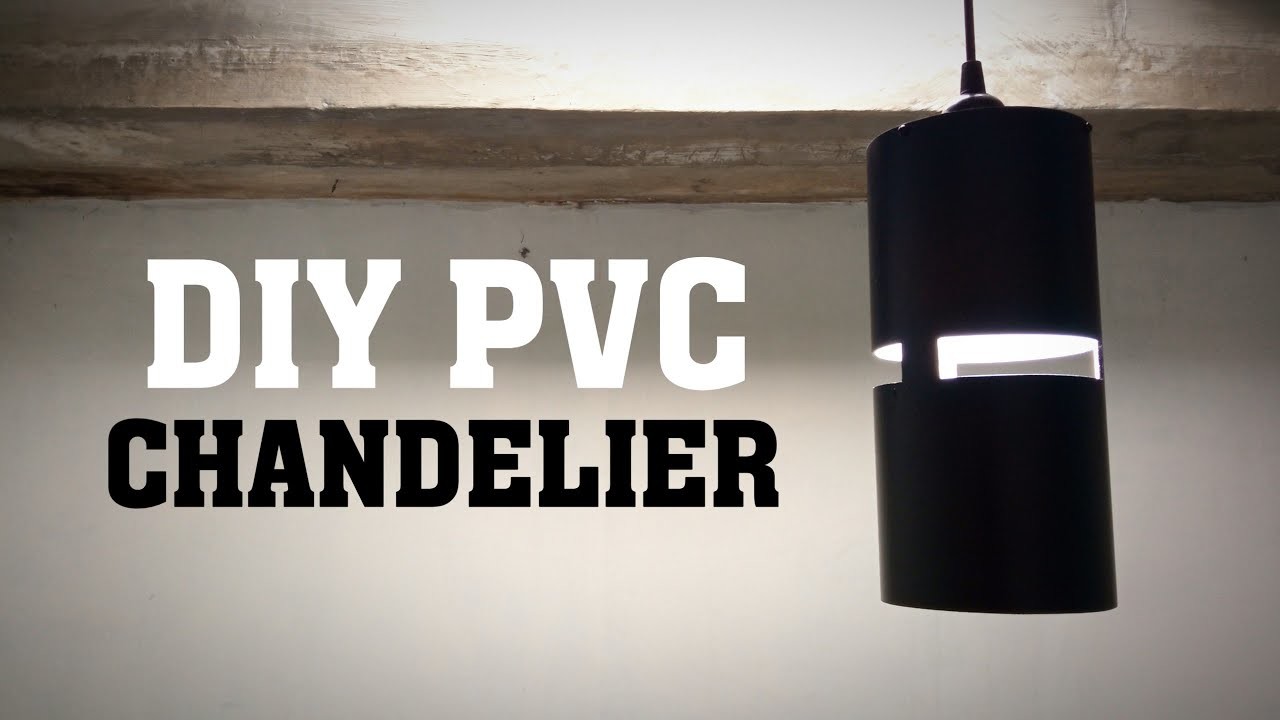 How to Make Chandelier Lamp Shades | Creative DIY Lighting Ideas from PVC Pipe