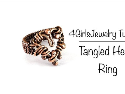 Jewelry Tutorial: Tangled Heart Ring
