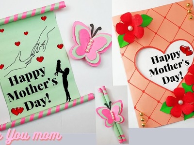 Mother's Day Card.Easy and Beautiful Card for Mother's Day 2022.Handmade Greeting card for Mother