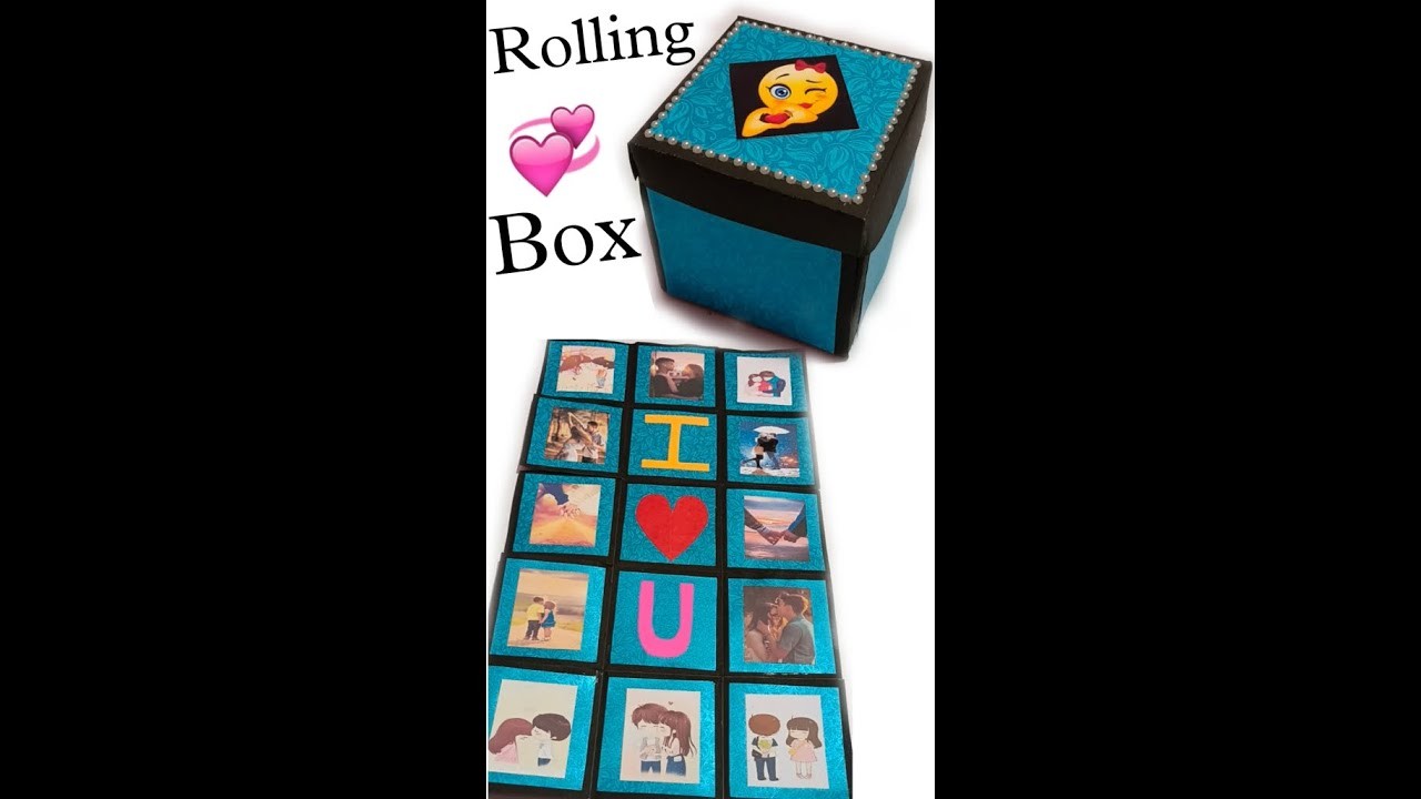 Photo Rolling Box | Birthday Anniversary Gift Idea | Best Gift Idea | Handmade Gift Idea