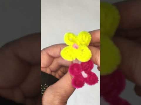 Simple DIY Jewelry - Puffy Flower Ring #shorts