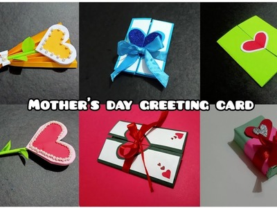 6 beautiful mothers day greeting card ideas| diy handmade greeting card| #greetingcard2022