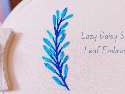 Basic Easy Lazy Daisy Stitch embroidery for beginners. Modern Creative Needle work Design #shorts