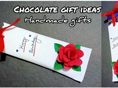 Beautiful handmade chocolate birthday card| diy chocolate gift ideas| handmade birthday gift|