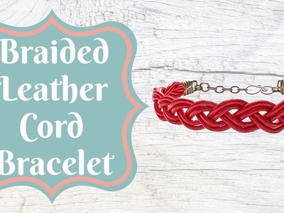 Braided Leather Cord Bracelet