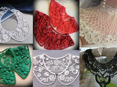 Crochet vintage round collar#Irish crochet collar necklace#Irish crochet Collar choker necklace